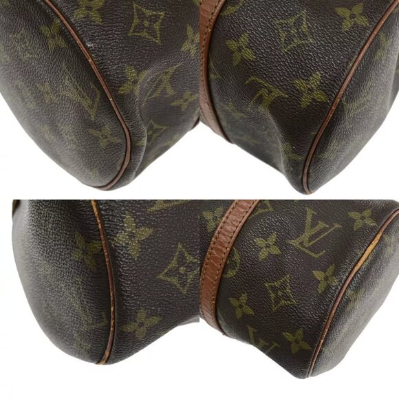 LOUIS VUITTON Logo PAPILLON 30 Hand Bag Monogram Leather Brown M51365 66HC021 - Picture 7 of 16